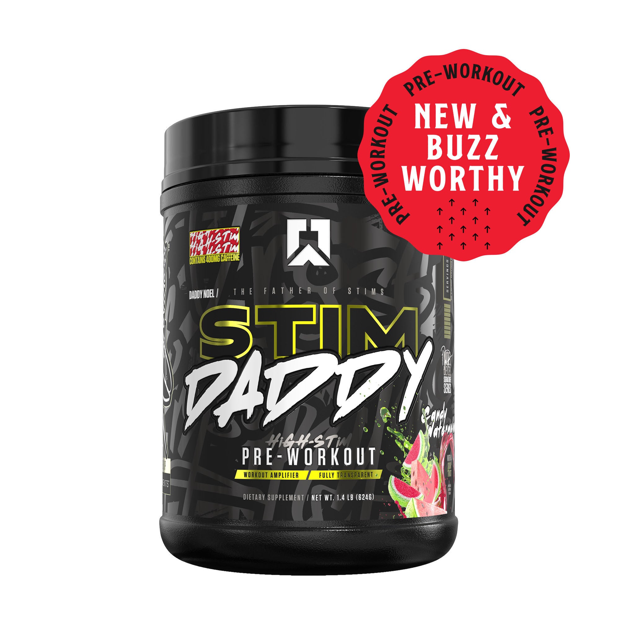 Stim Daddy Pre-Workout - Candy Watermelon &#40;40 Servings&#41;  | GNC